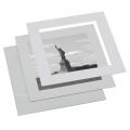 wholesale custom high quality  11x14 wood White Picture Frame Matted to Fit  5x7 Inches Pictures